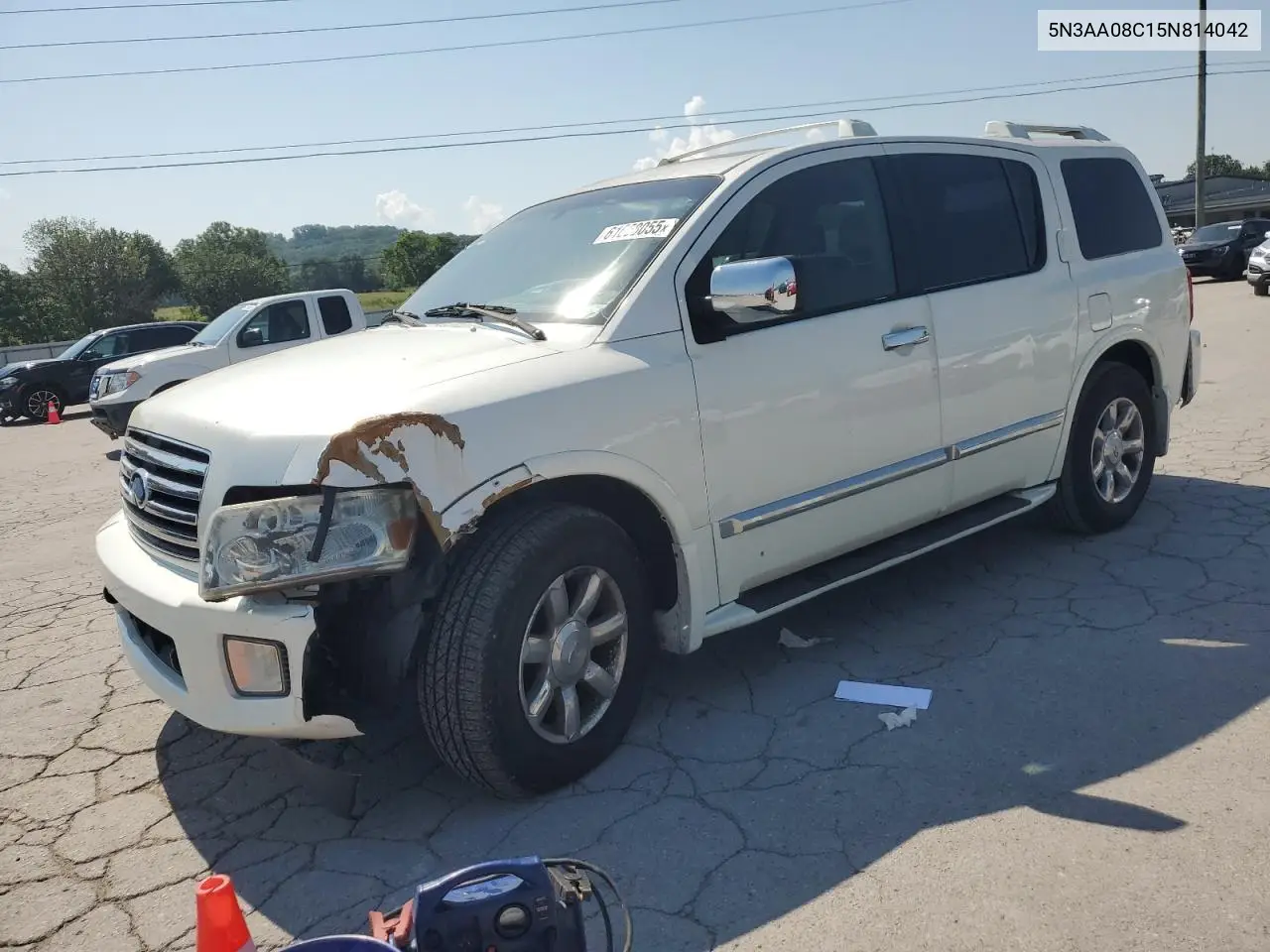 2005 Infiniti Qx56 VIN: 5N3AA08C15N814042 Lot: 61658055