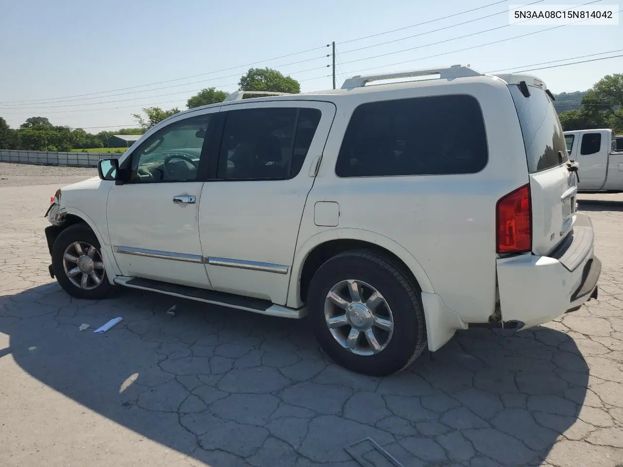 2005 Infiniti Qx56 VIN: 5N3AA08C15N814042 Lot: 61658055