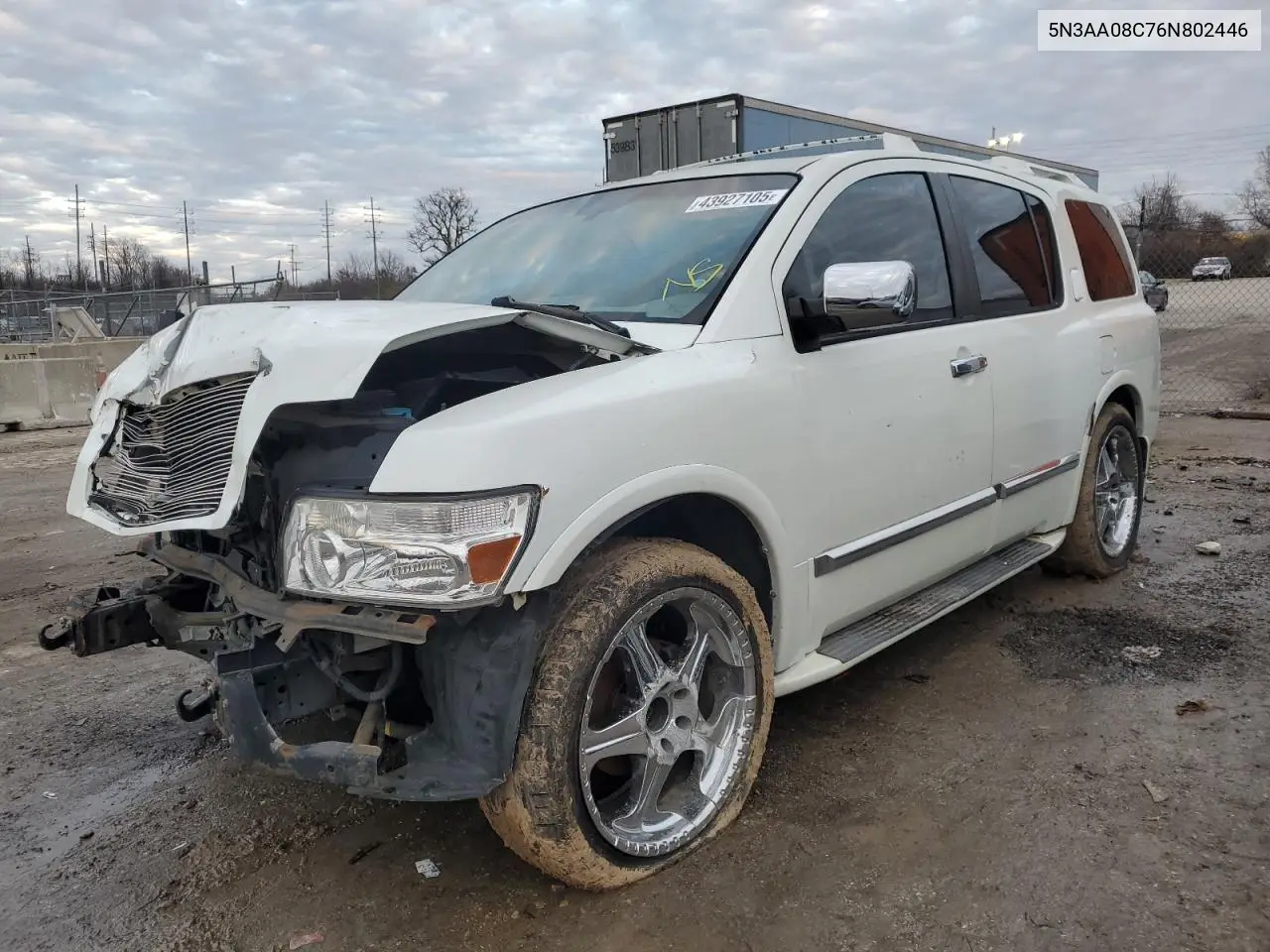 2006 Infiniti Qx56 VIN: 5N3AA08C76N802446 Lot: 43927105