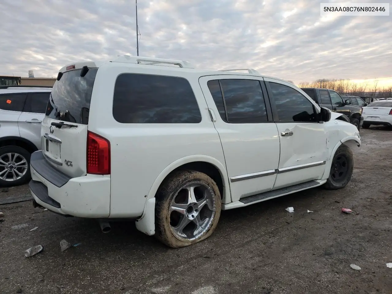 2006 Infiniti Qx56 VIN: 5N3AA08C76N802446 Lot: 43927105