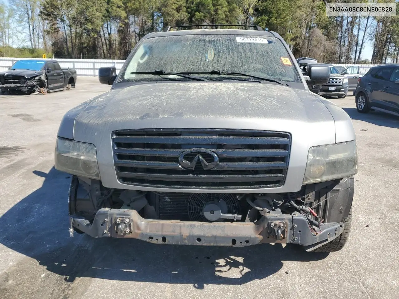2006 Infiniti Qx56 VIN: 5N3AA08C86N806828 Lot: 50319815