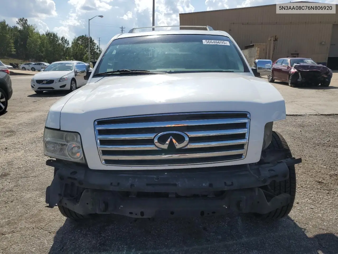 2006 Infiniti Qx56 VIN: 5N3AA08C76N806920 Lot: 56646695