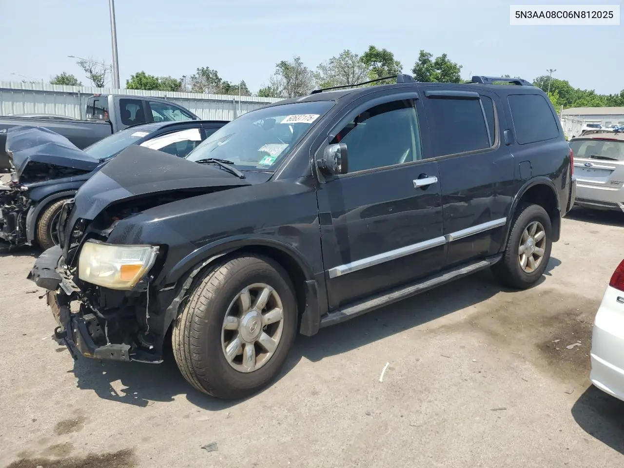 2006 Infiniti Qx56 VIN: 5N3AA08C06N812025 Lot: 60637175