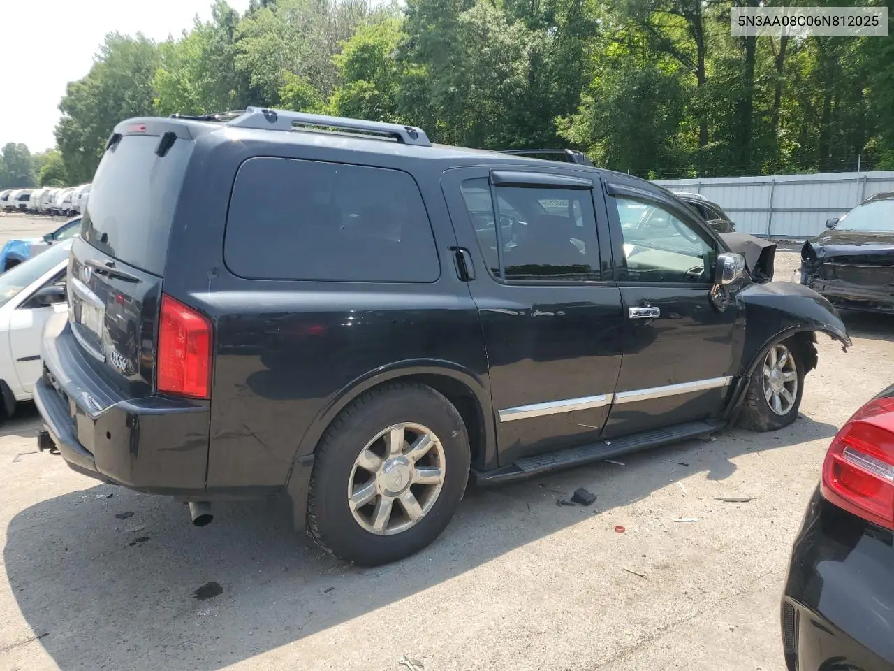 2006 Infiniti Qx56 VIN: 5N3AA08C06N812025 Lot: 60637175