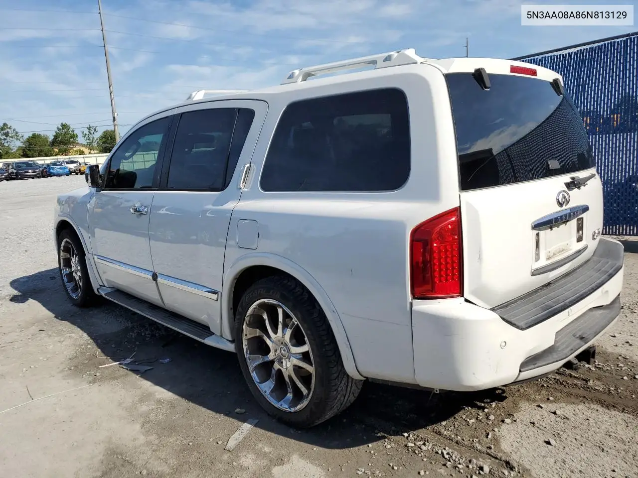 2006 Infiniti Qx56 VIN: 5N3AA08A86N813129 Lot: 62184595