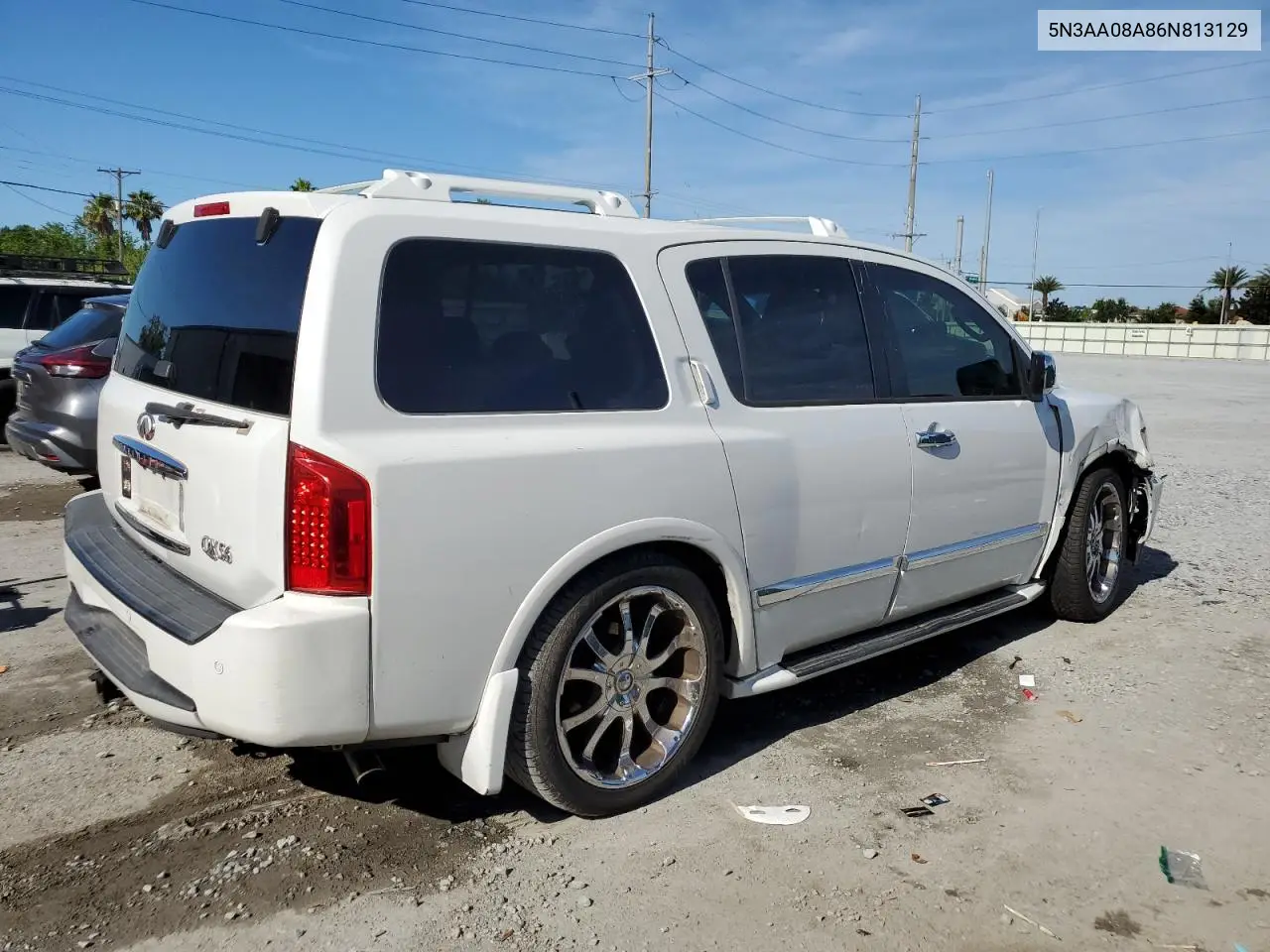 2006 Infiniti Qx56 VIN: 5N3AA08A86N813129 Lot: 62184595