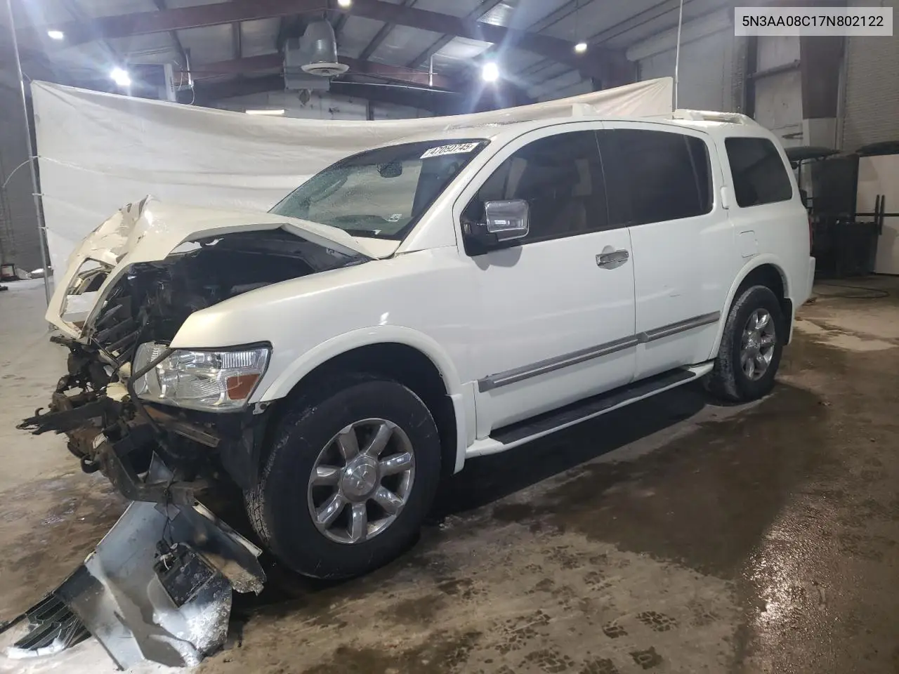 2007 Infiniti Qx56 VIN: 5N3AA08C17N802122 Lot: 47050745