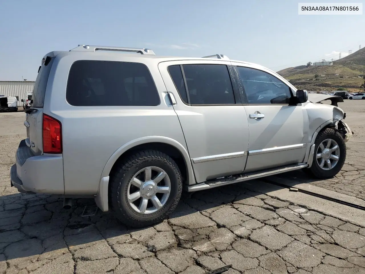 2007 Infiniti Qx56 VIN: 5N3AA08A17N801566 Lot: 55408805