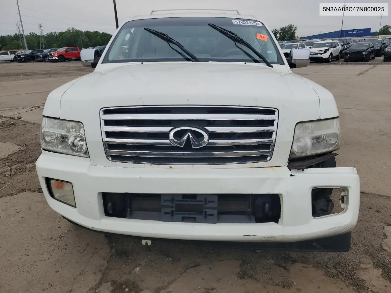 2007 Infiniti Qx56 VIN: 5N3AA08C47N800025 Lot: 57623205