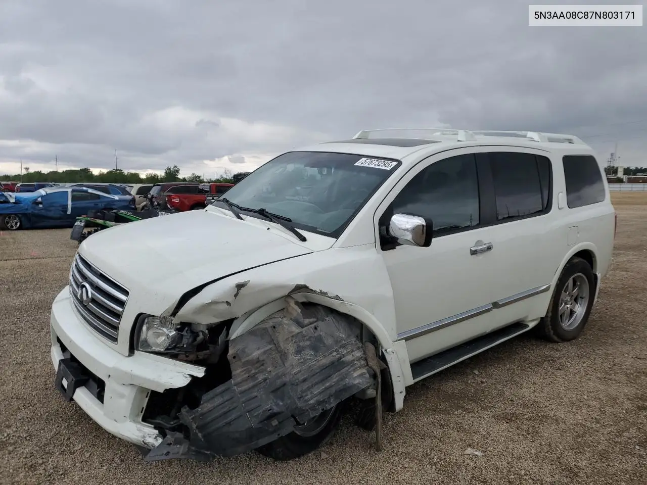 2007 Infiniti Qx56 VIN: 5N3AA08C87N803171 Lot: 57673295