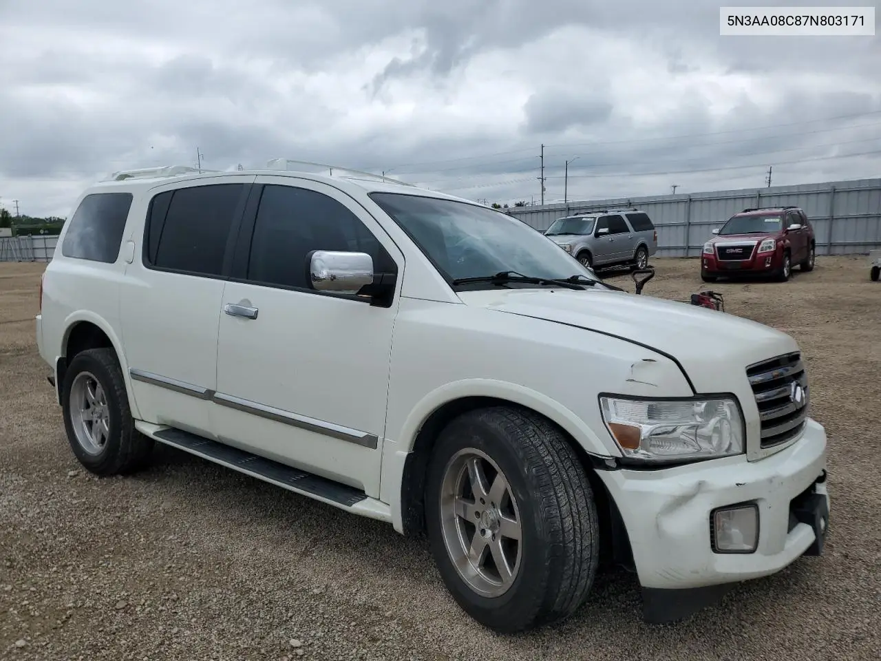 2007 Infiniti Qx56 VIN: 5N3AA08C87N803171 Lot: 57673295