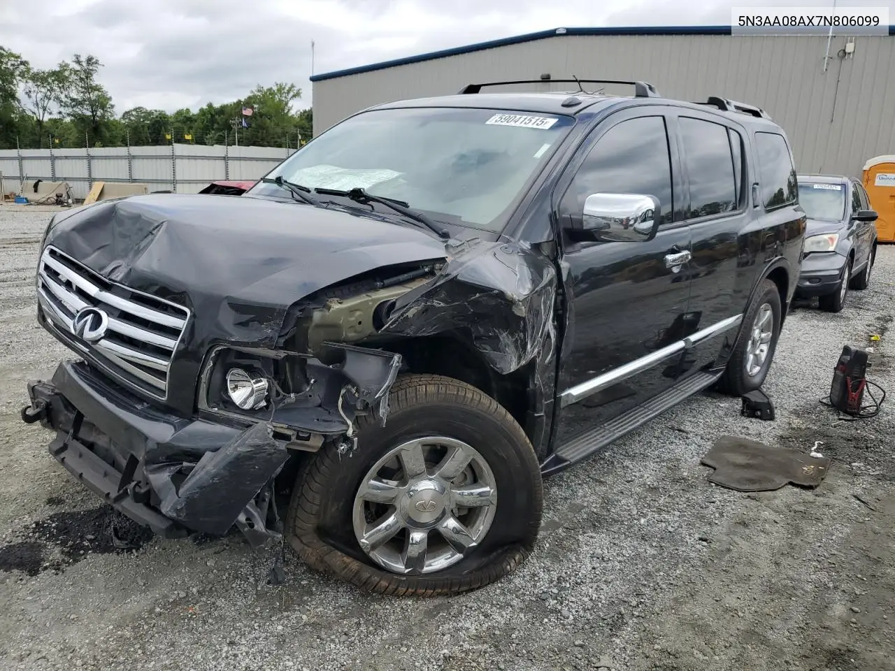 2007 Infiniti Qx56 VIN: 5N3AA08AX7N806099 Lot: 59041515