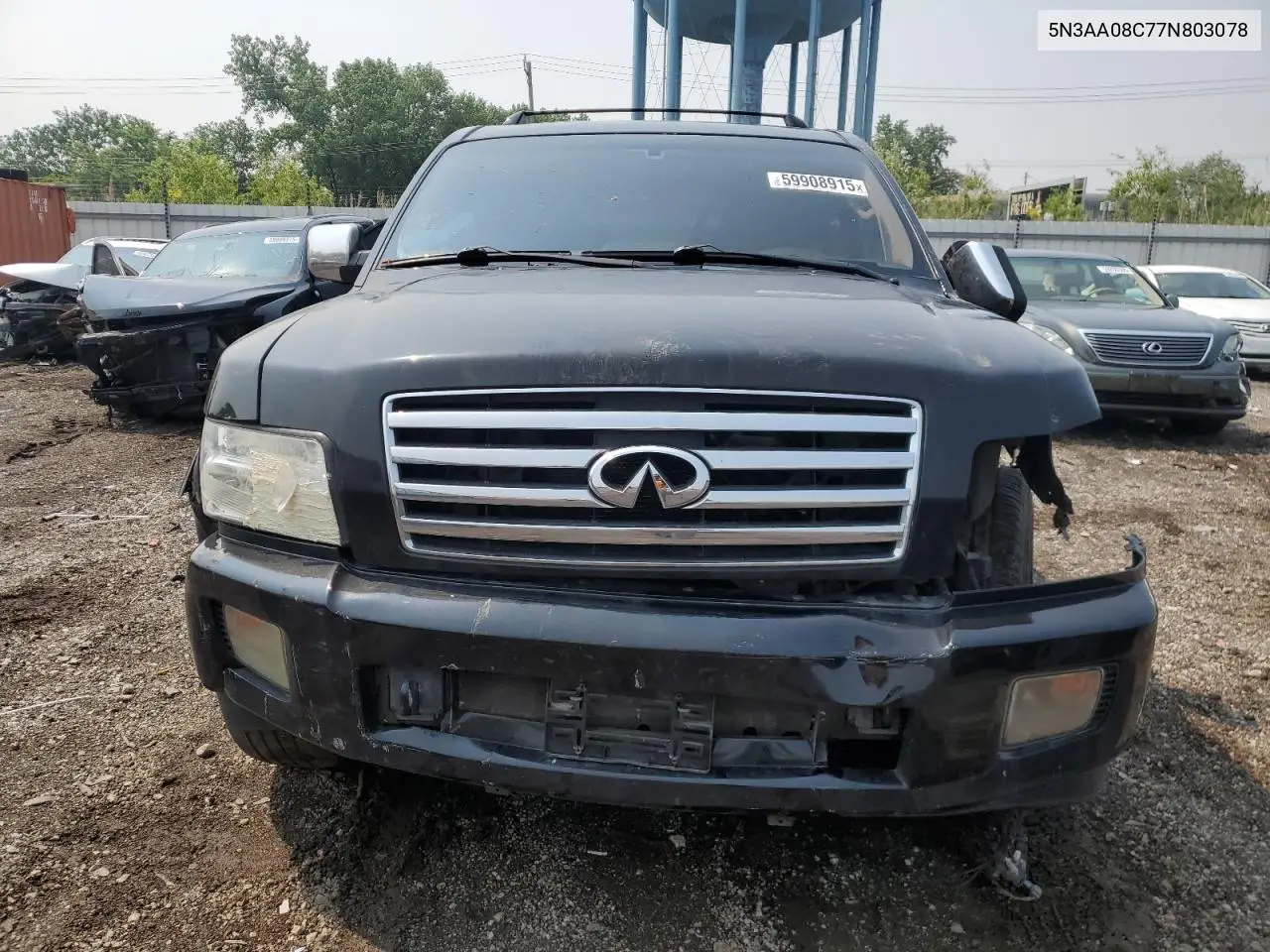 2007 Infiniti Qx56 VIN: 5N3AA08C77N803078 Lot: 59908915