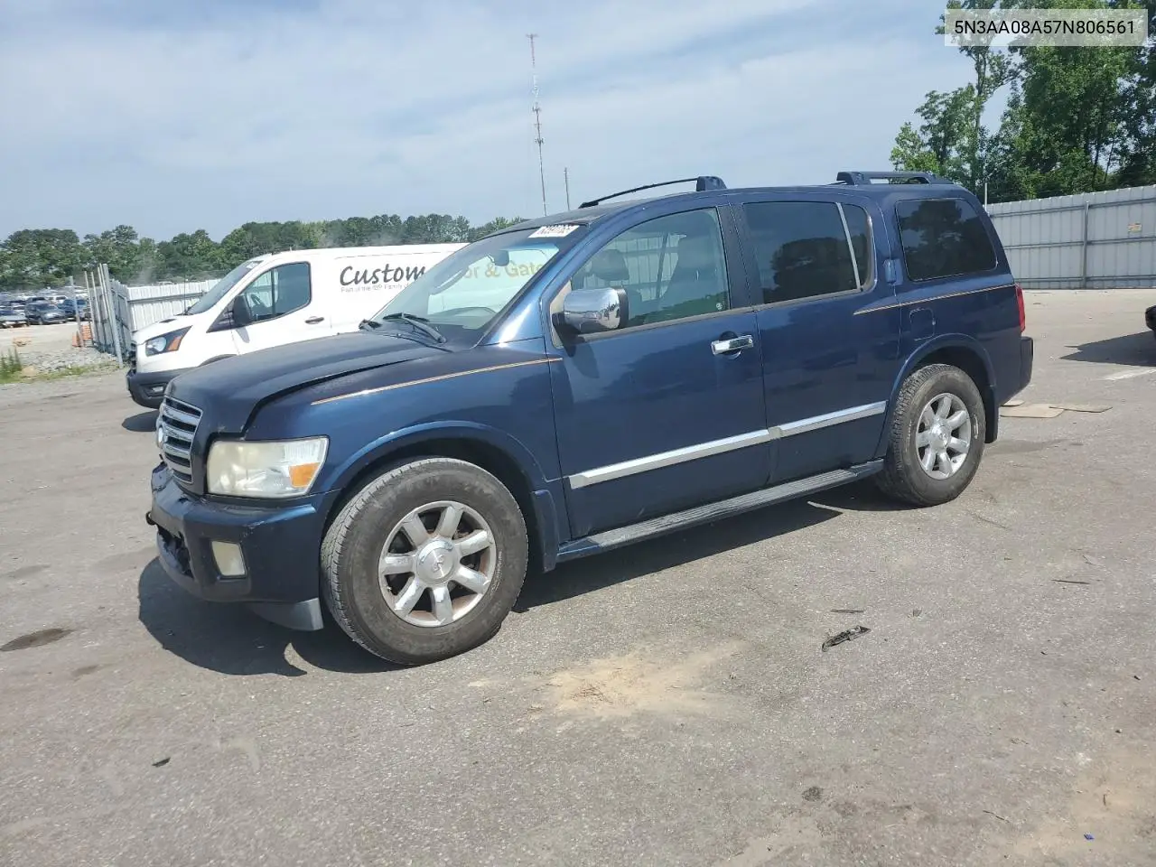 2007 Infiniti Qx56 VIN: 5N3AA08A57N806561 Lot: 60591765