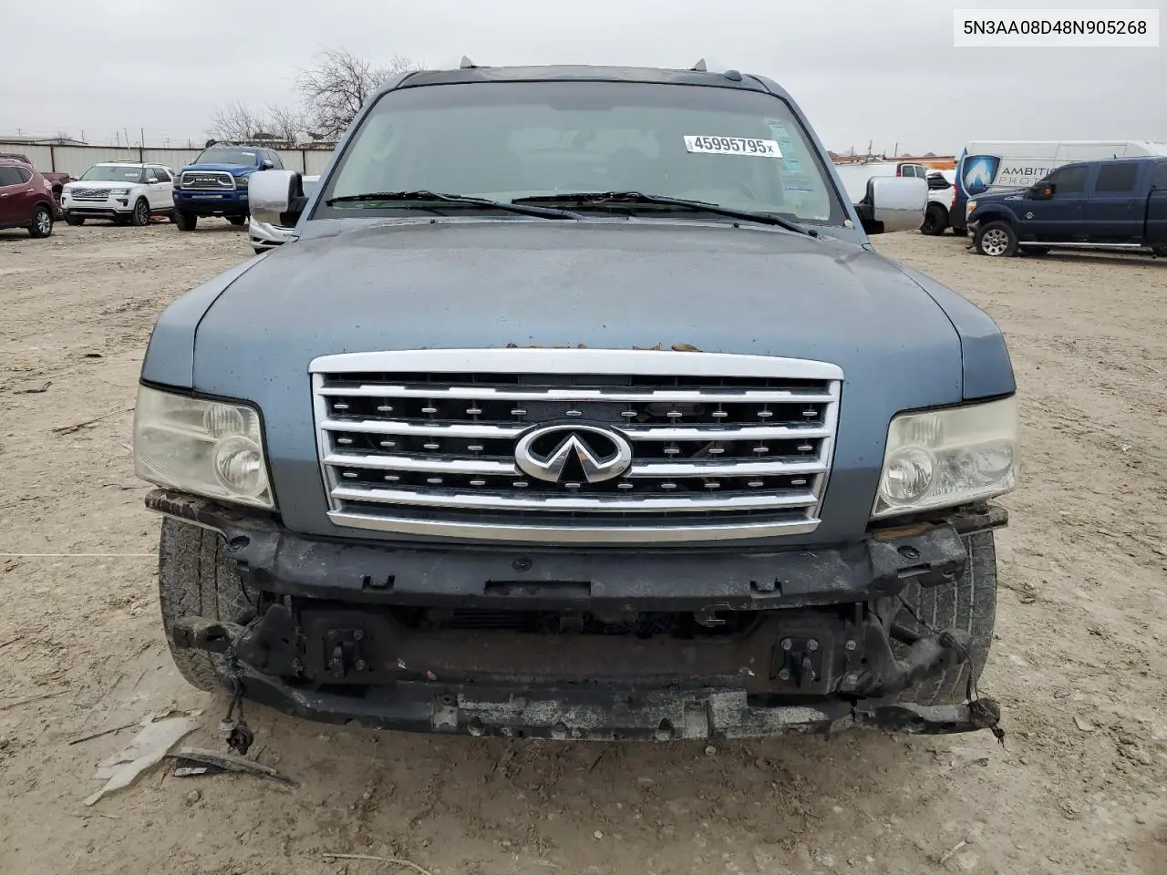 2008 Infiniti Qx56 VIN: 5N3AA08D48N905268 Lot: 45995795