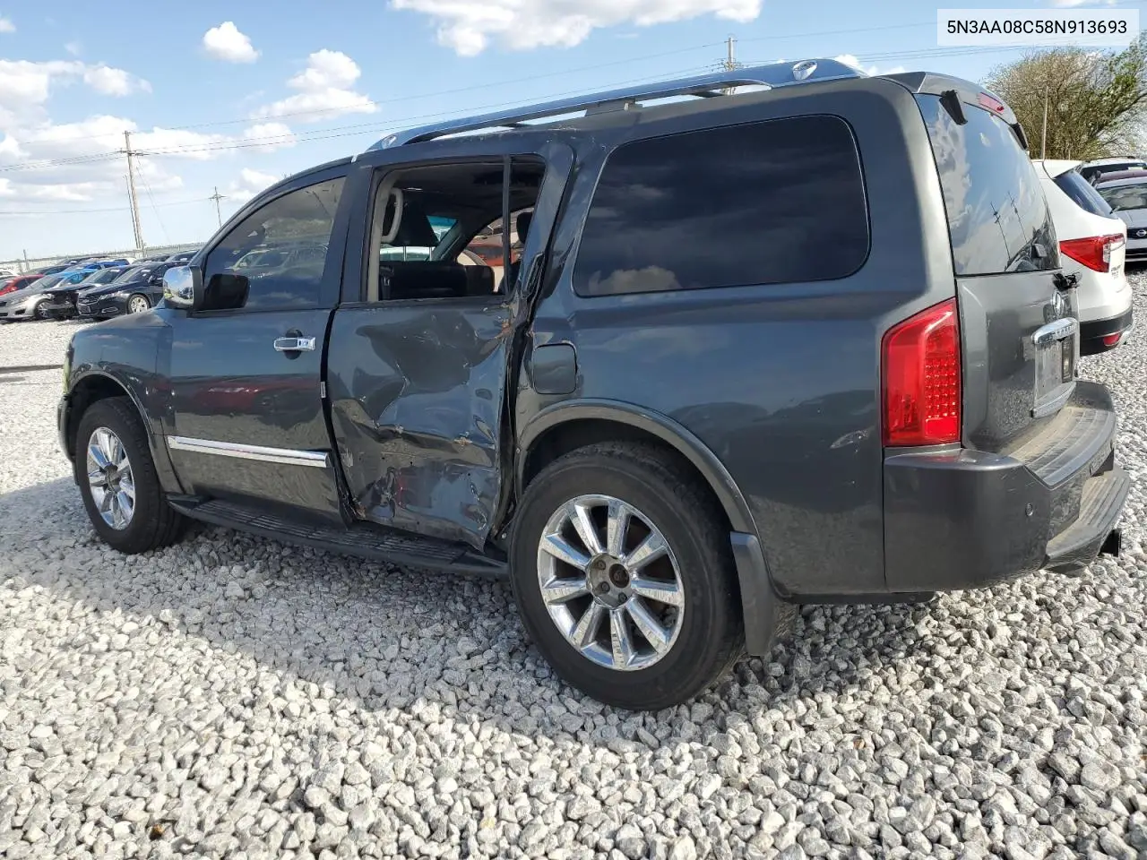 2008 Infiniti Qx56 VIN: 5N3AA08C58N913693 Lot: 50220825