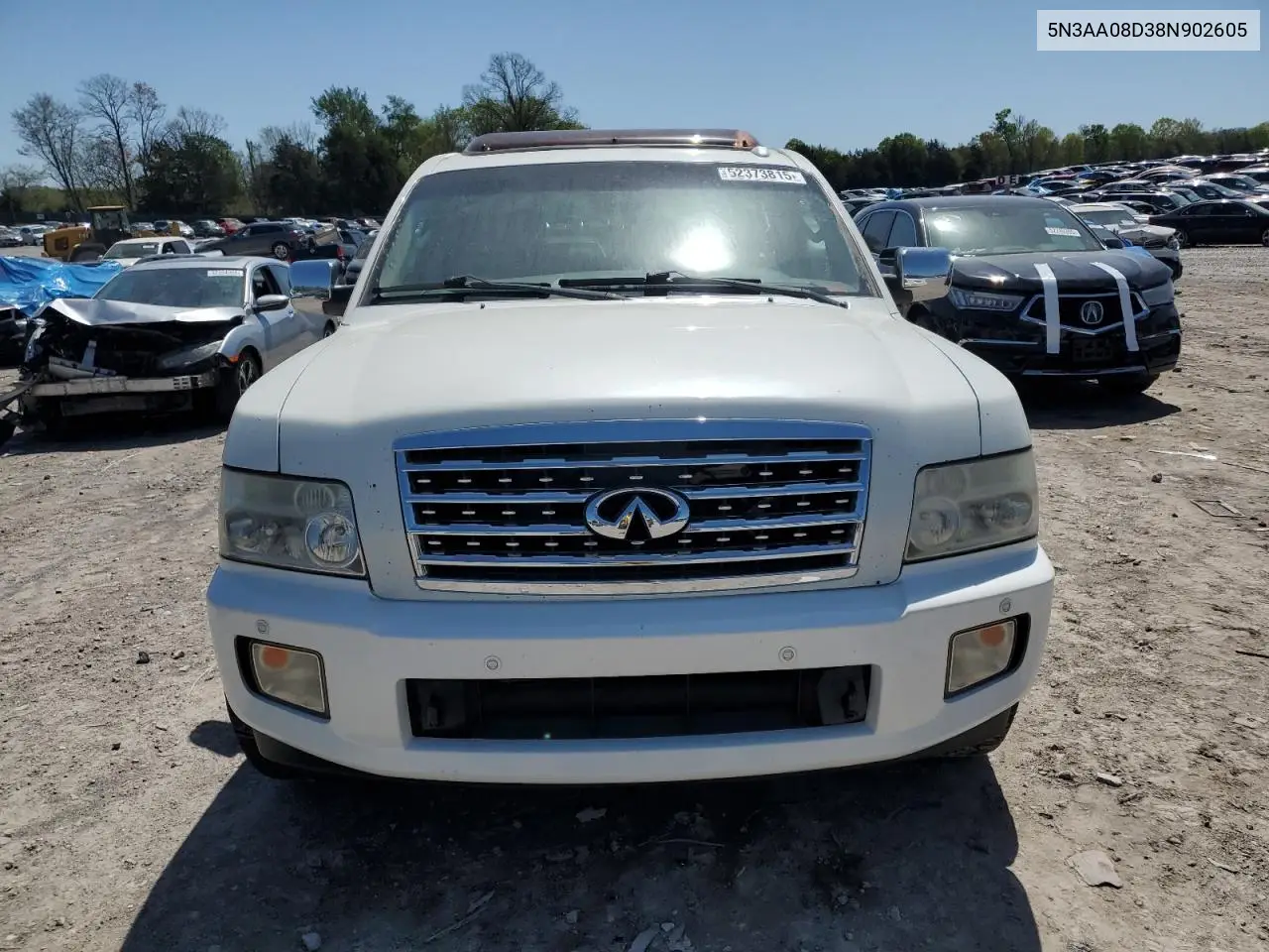 2008 Infiniti Qx56 VIN: 5N3AA08D38N902605 Lot: 52373815