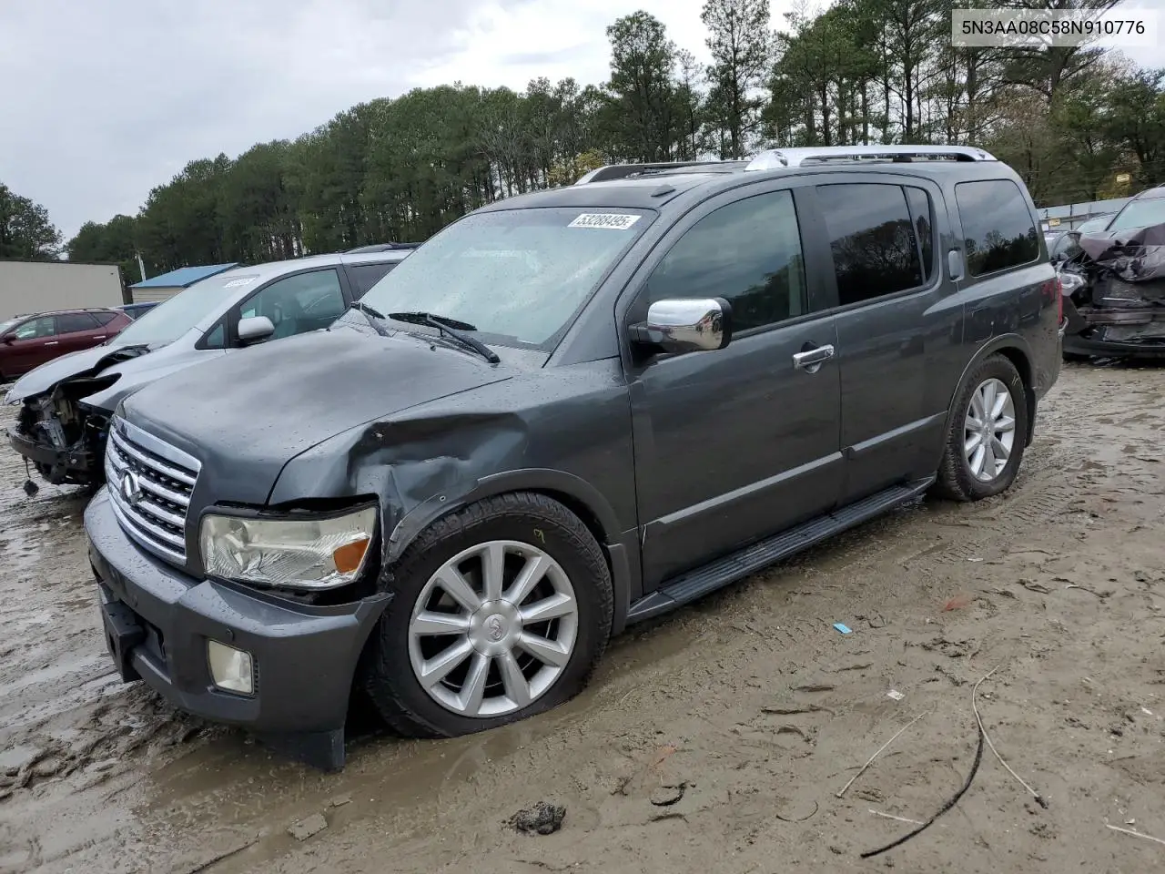 2008 Infiniti Qx56 VIN: 5N3AA08C58N910776 Lot: 53288495