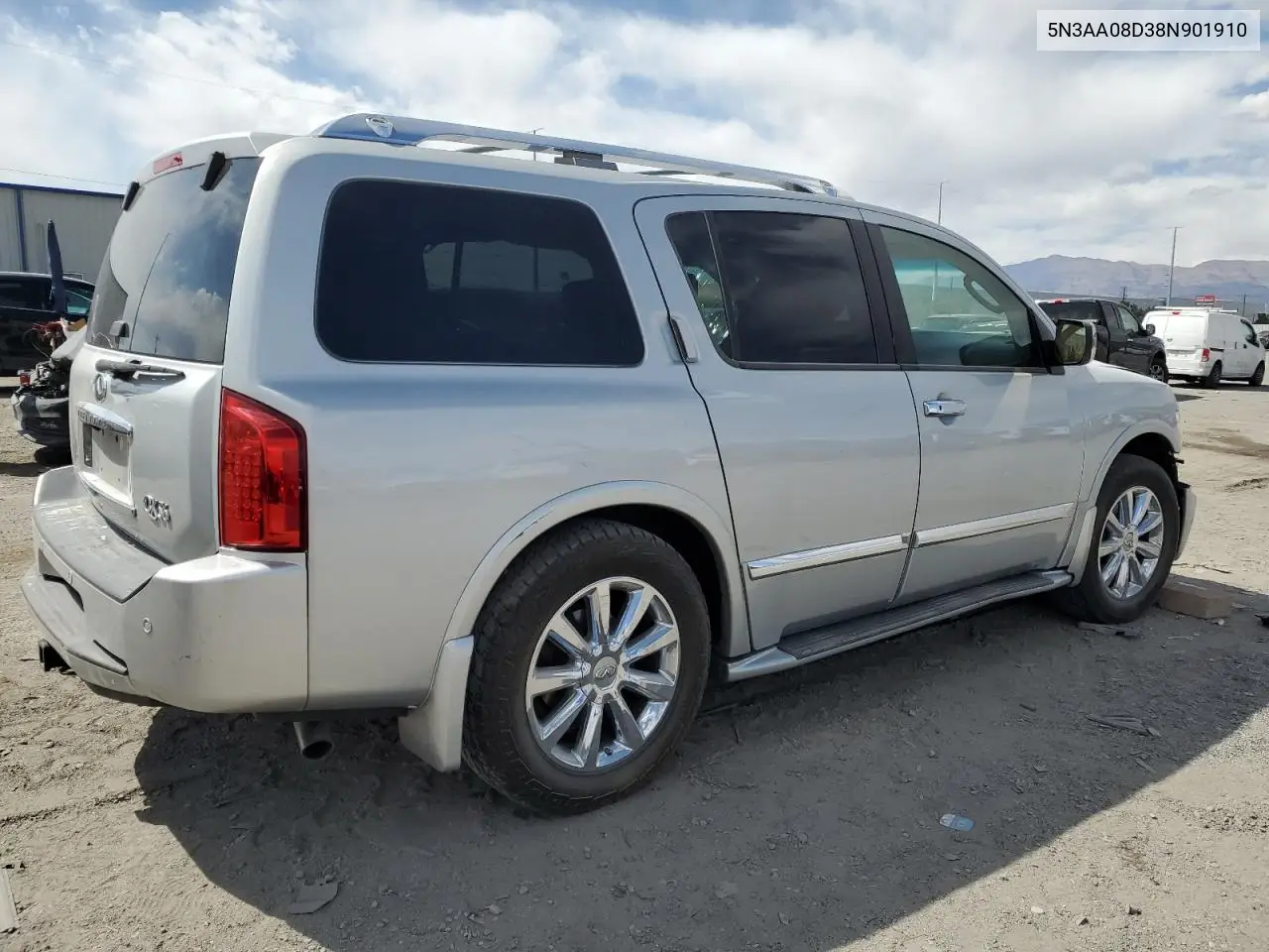2008 Infiniti Qx56 VIN: 5N3AA08D38N901910 Lot: 53956805