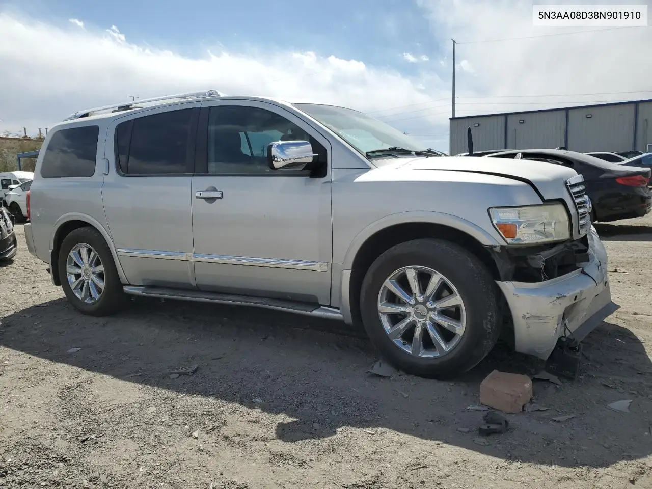 2008 Infiniti Qx56 VIN: 5N3AA08D38N901910 Lot: 53956805