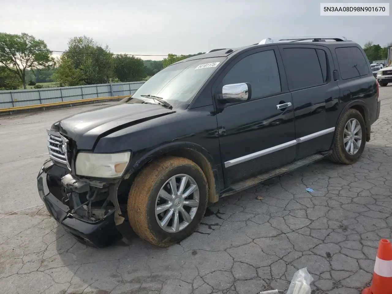 2008 Infiniti Qx56 VIN: 5N3AA08D98N901670 Lot: 54181175