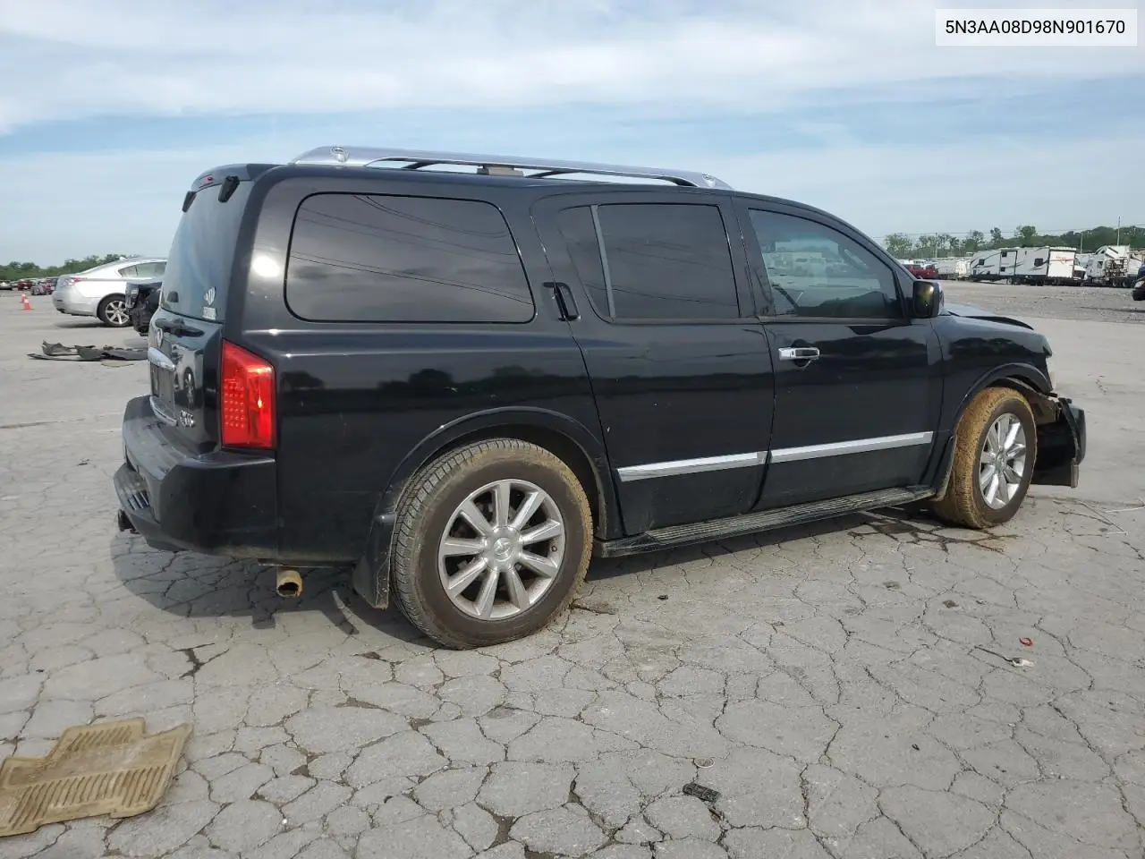 2008 Infiniti Qx56 VIN: 5N3AA08D98N901670 Lot: 54181175