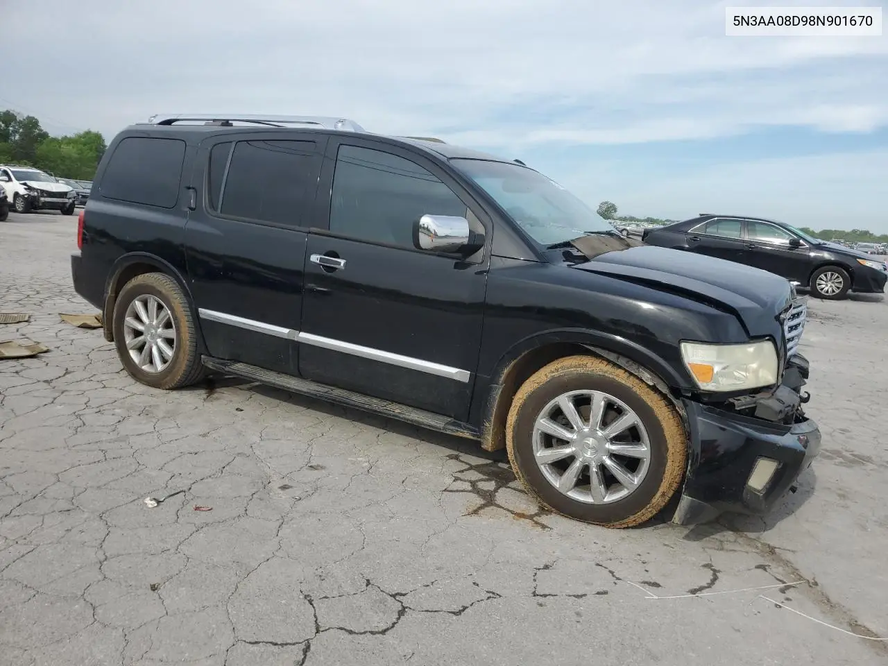 2008 Infiniti Qx56 VIN: 5N3AA08D98N901670 Lot: 54181175