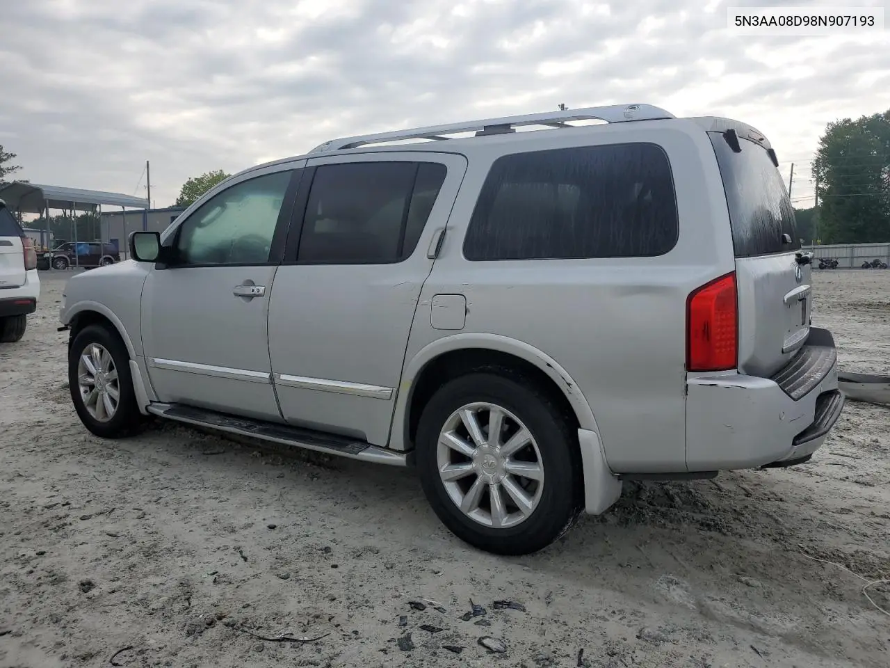 2008 Infiniti Qx56 VIN: 5N3AA08D98N907193 Lot: 55628885