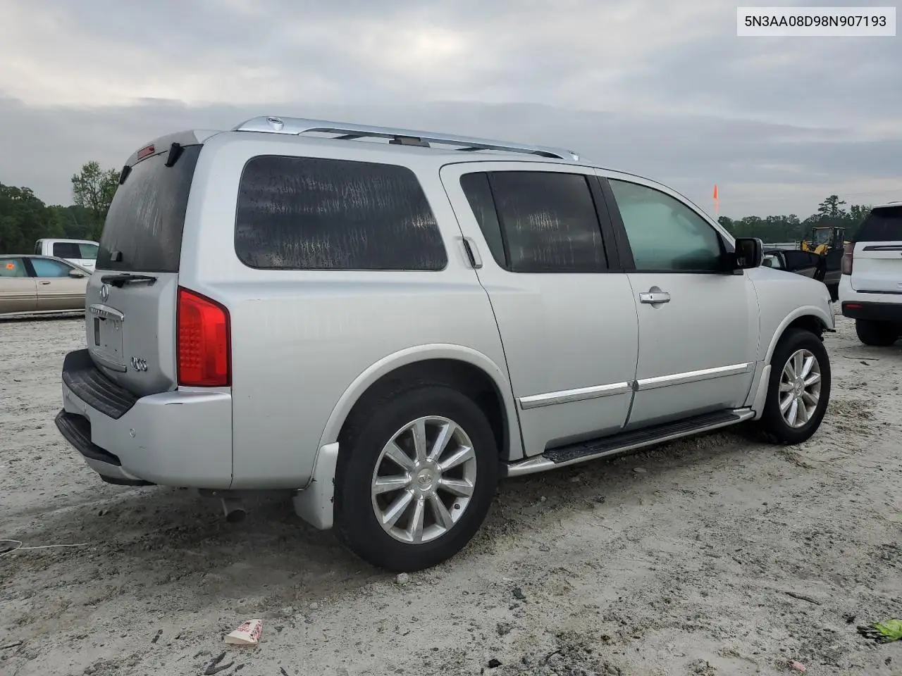2008 Infiniti Qx56 VIN: 5N3AA08D98N907193 Lot: 55628885