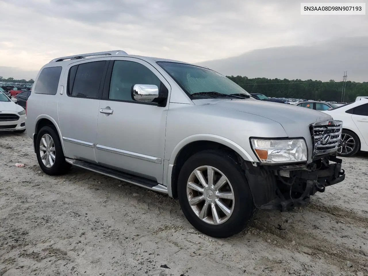 2008 Infiniti Qx56 VIN: 5N3AA08D98N907193 Lot: 55628885