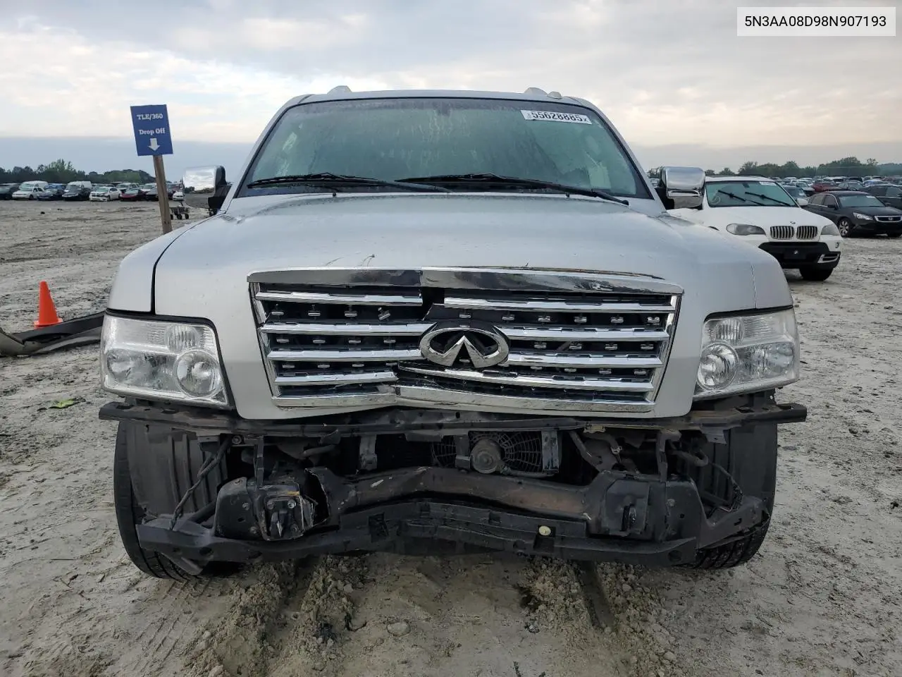 2008 Infiniti Qx56 VIN: 5N3AA08D98N907193 Lot: 55628885