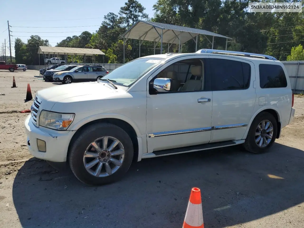 2008 Infiniti Qx56 VIN: 5N3AA08D48N912124 Lot: 55662575