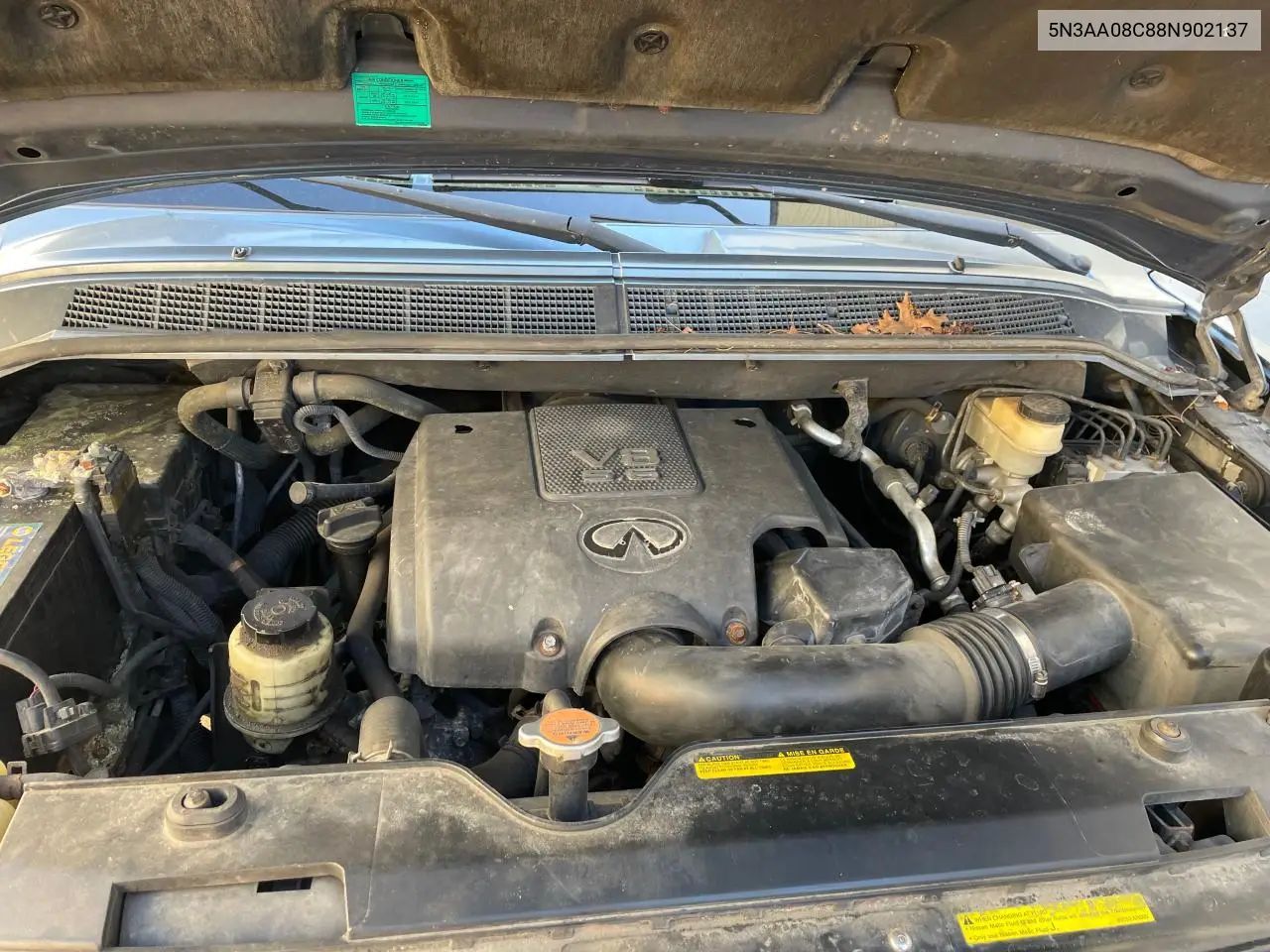 2008 Infiniti Qx56 VIN: 5N3AA08C88N902137 Lot: 56256955
