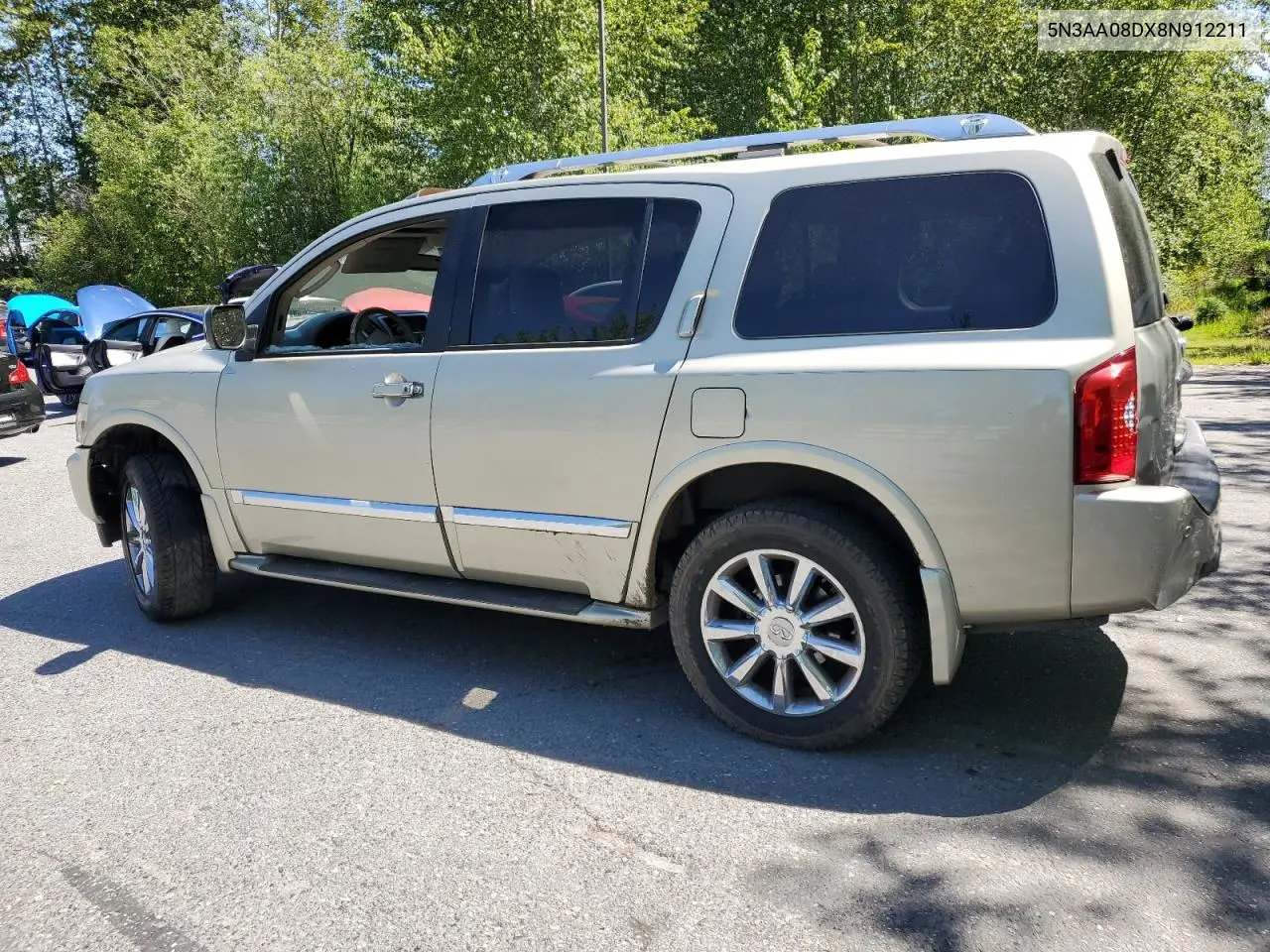 2008 Infiniti Qx56 VIN: 5N3AA08DX8N912211 Lot: 58593015