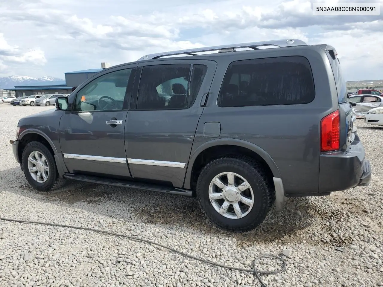 2008 Infiniti Qx56 VIN: 5N3AA08C08N900091 Lot: 58837065