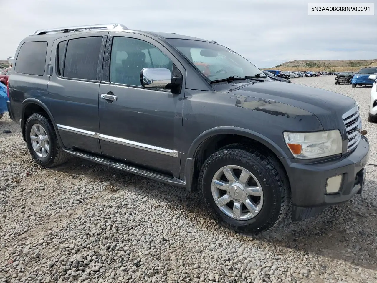 2008 Infiniti Qx56 VIN: 5N3AA08C08N900091 Lot: 58837065