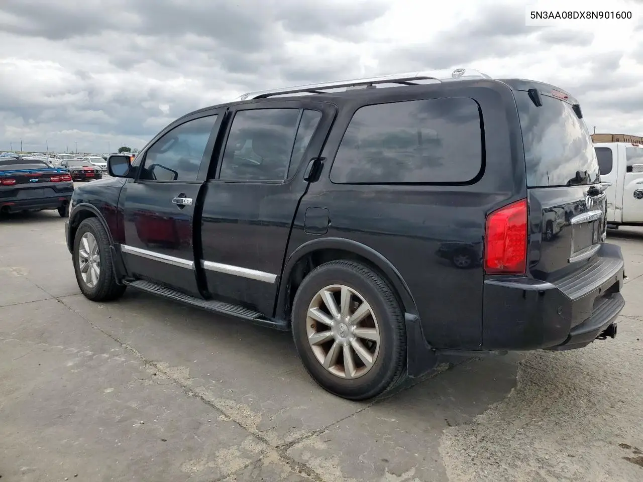 2008 Infiniti Qx56 VIN: 5N3AA08DX8N901600 Lot: 58973525