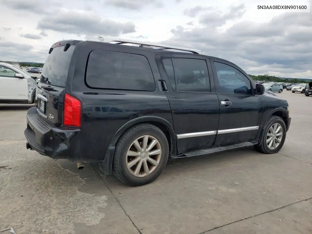 2008 Infiniti Qx56 VIN: 5N3AA08DX8N901600 Lot: 58973525