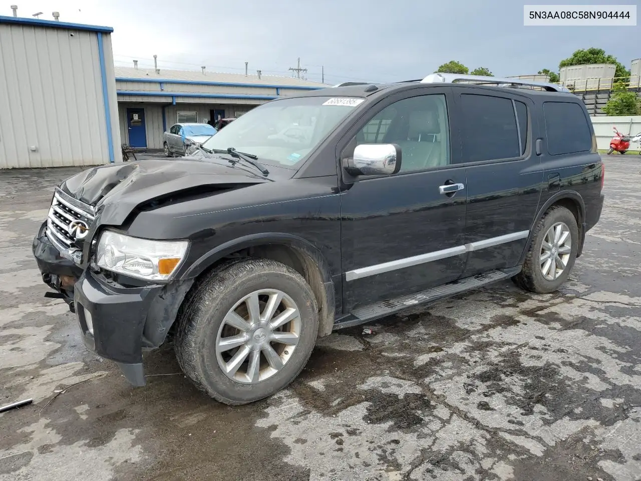 2008 Infiniti Qx56 VIN: 5N3AA08C58N904444 Lot: 60881395