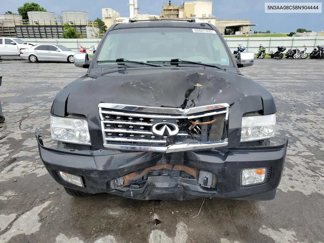 2008 Infiniti Qx56 VIN: 5N3AA08C58N904444 Lot: 60881395