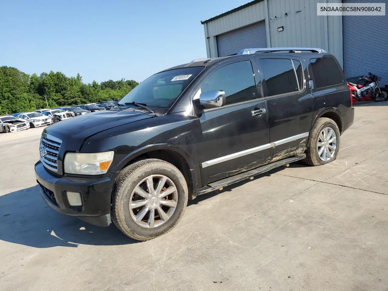 2008 Infiniti Qx56 VIN: 5N3AA08C58N908042 Lot: 62000535