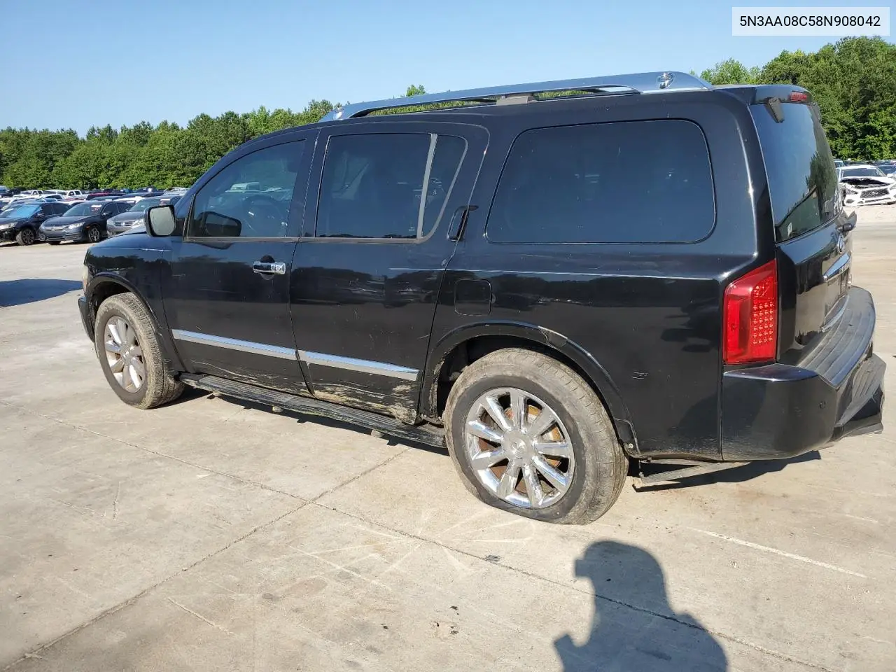 2008 Infiniti Qx56 VIN: 5N3AA08C58N908042 Lot: 62000535