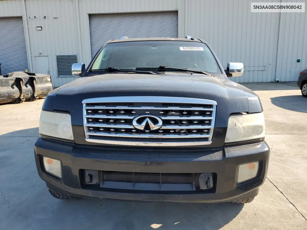 2008 Infiniti Qx56 VIN: 5N3AA08C58N908042 Lot: 62000535