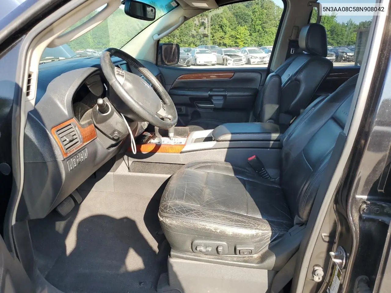 2008 Infiniti Qx56 VIN: 5N3AA08C58N908042 Lot: 62000535