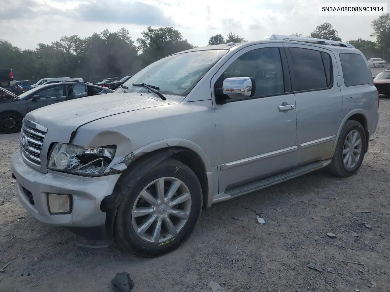 2008 Infiniti Qx56 VIN: 5N3AA08D08N901914 Lot: 62106545