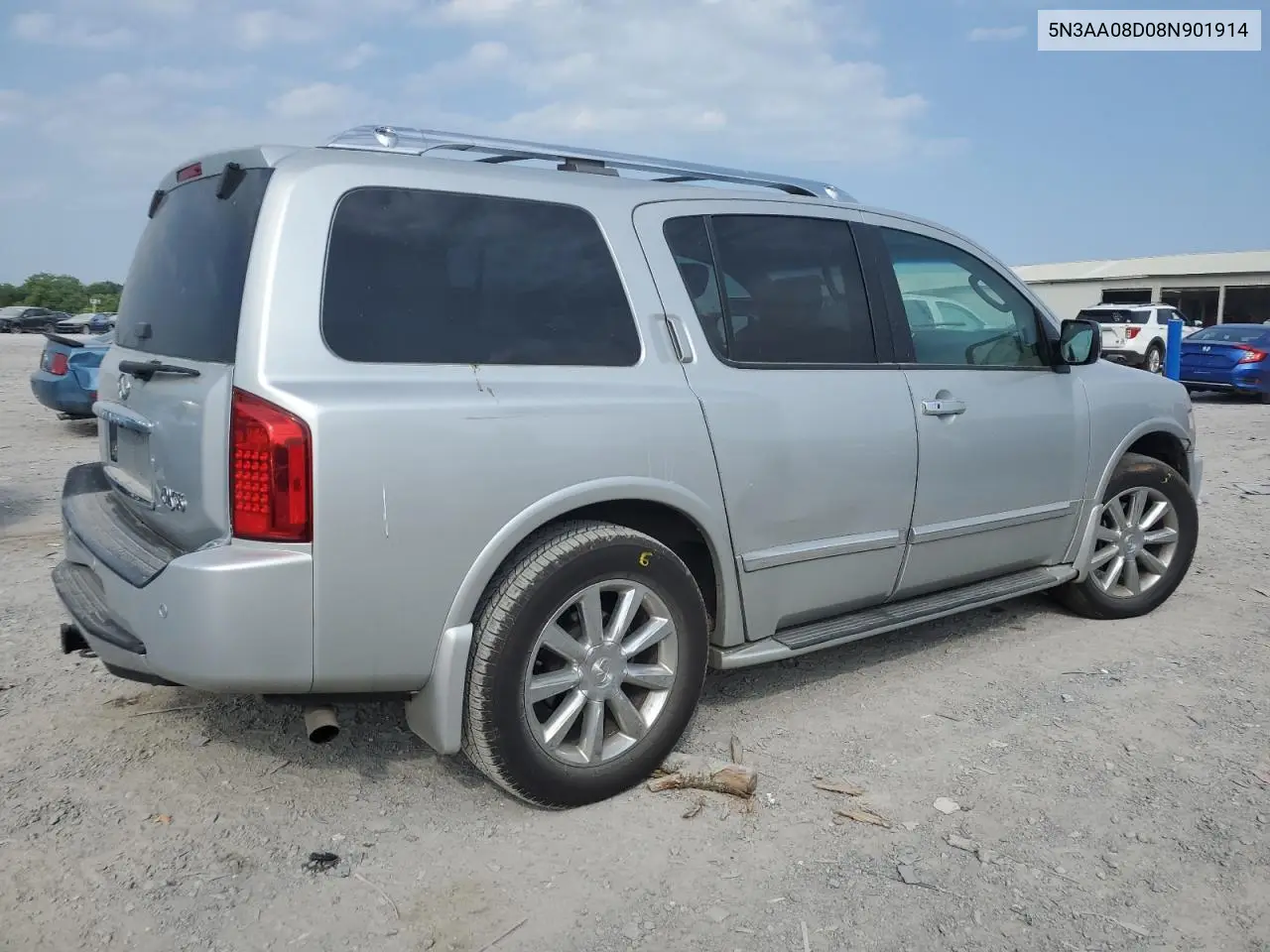 2008 Infiniti Qx56 VIN: 5N3AA08D08N901914 Lot: 62106545