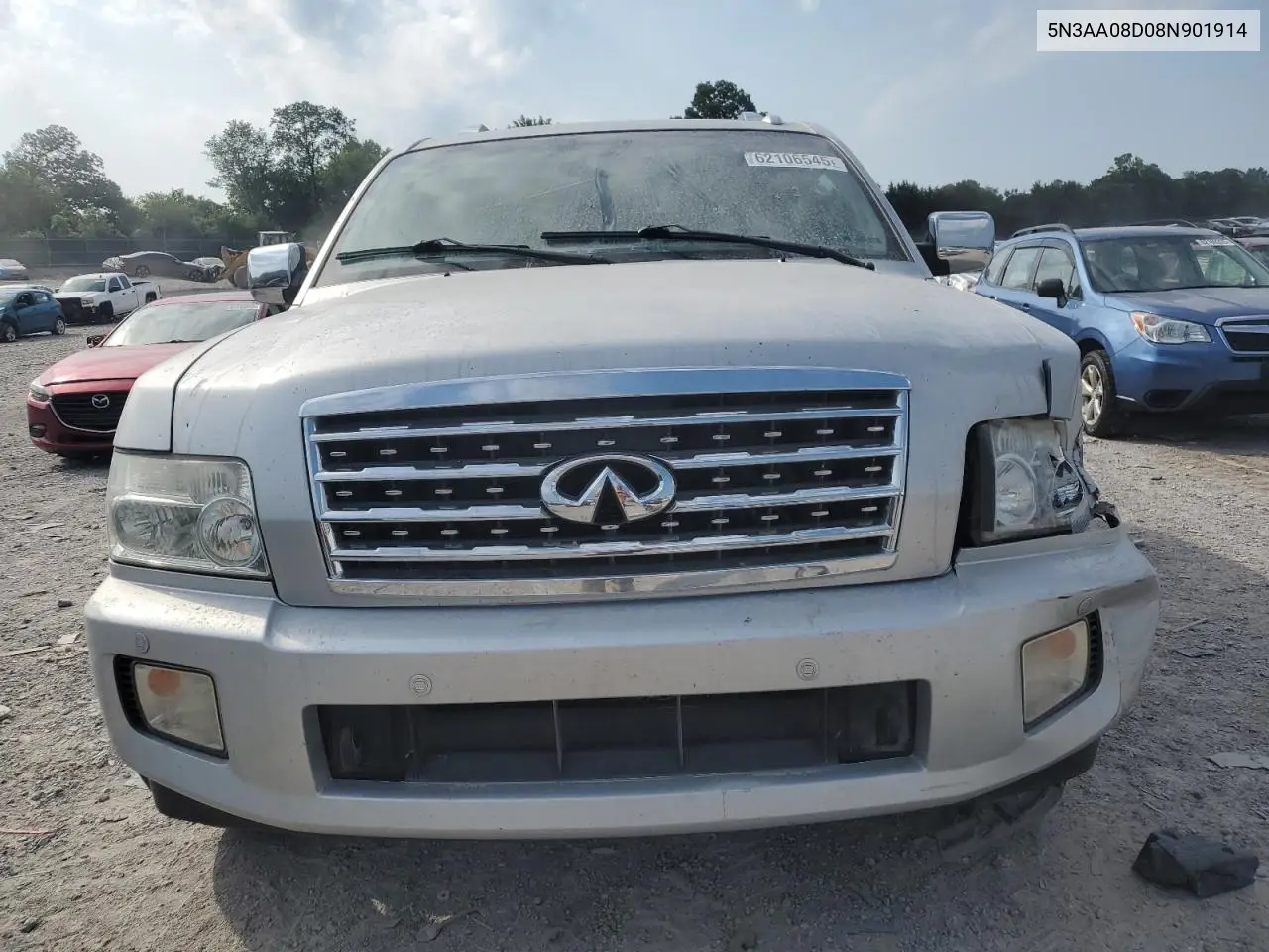 2008 Infiniti Qx56 VIN: 5N3AA08D08N901914 Lot: 62106545
