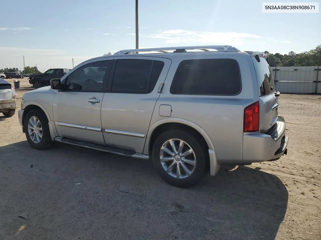 2008 Infiniti Qx56 VIN: 5N3AA08C38N908671 Lot: 62645375