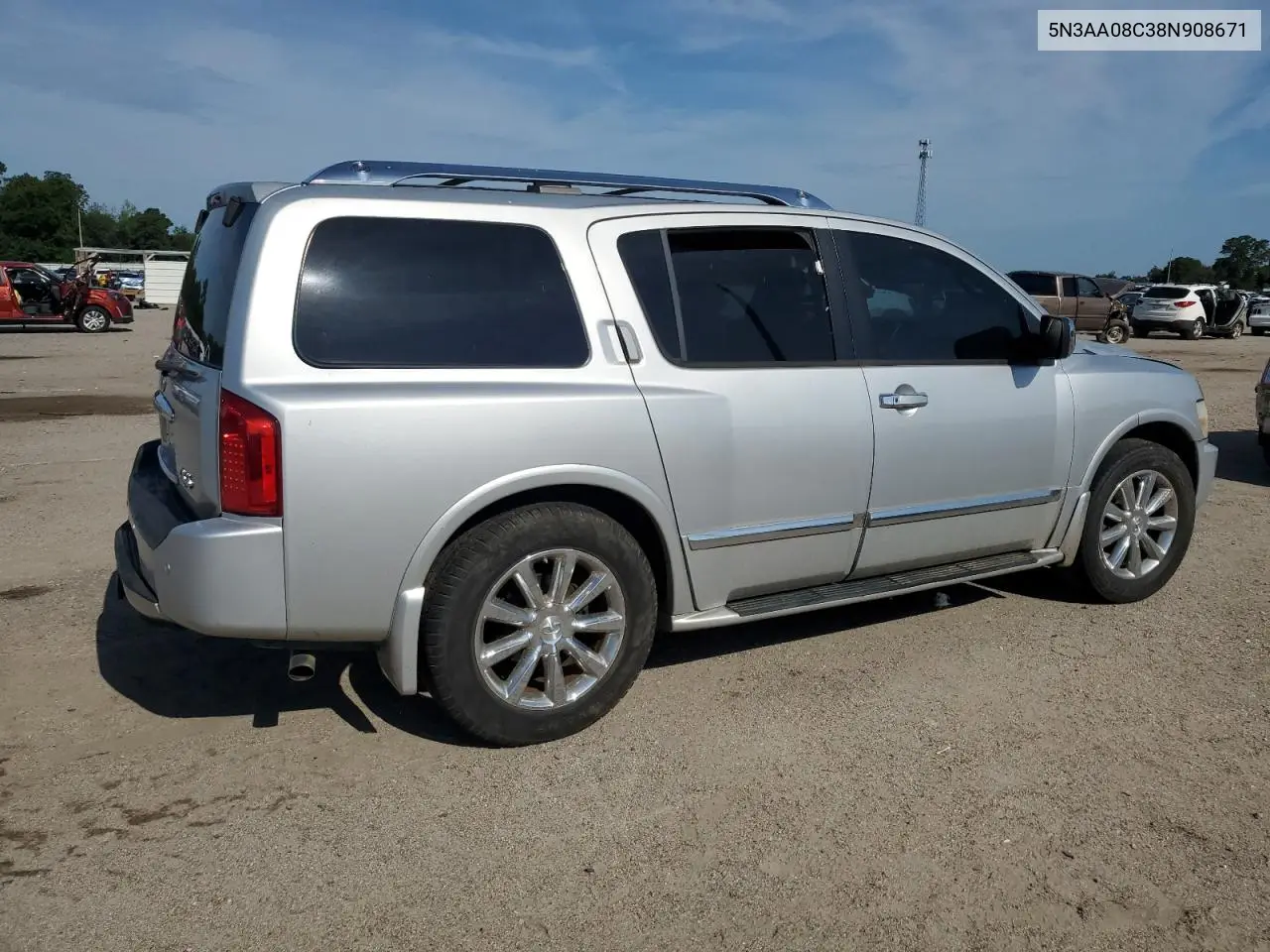 2008 Infiniti Qx56 VIN: 5N3AA08C38N908671 Lot: 62645375