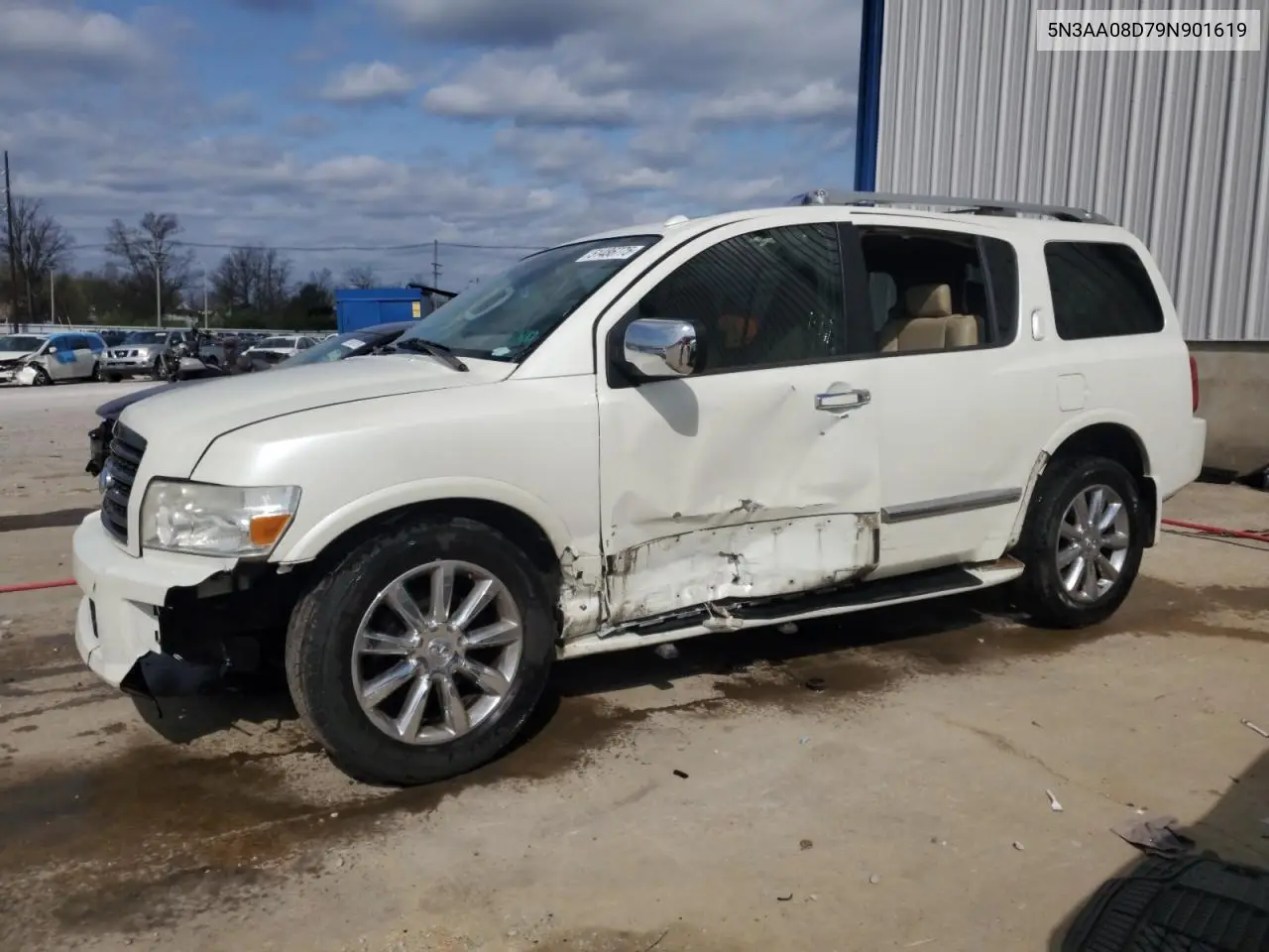 2009 Infiniti Qx56 VIN: 5N3AA08D79N901619 Lot: 51486775